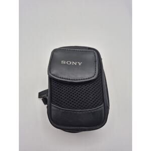 Sony Cyber-Shot Camera Soft Carrying Case Bag Belt Loop LCS-CSQ